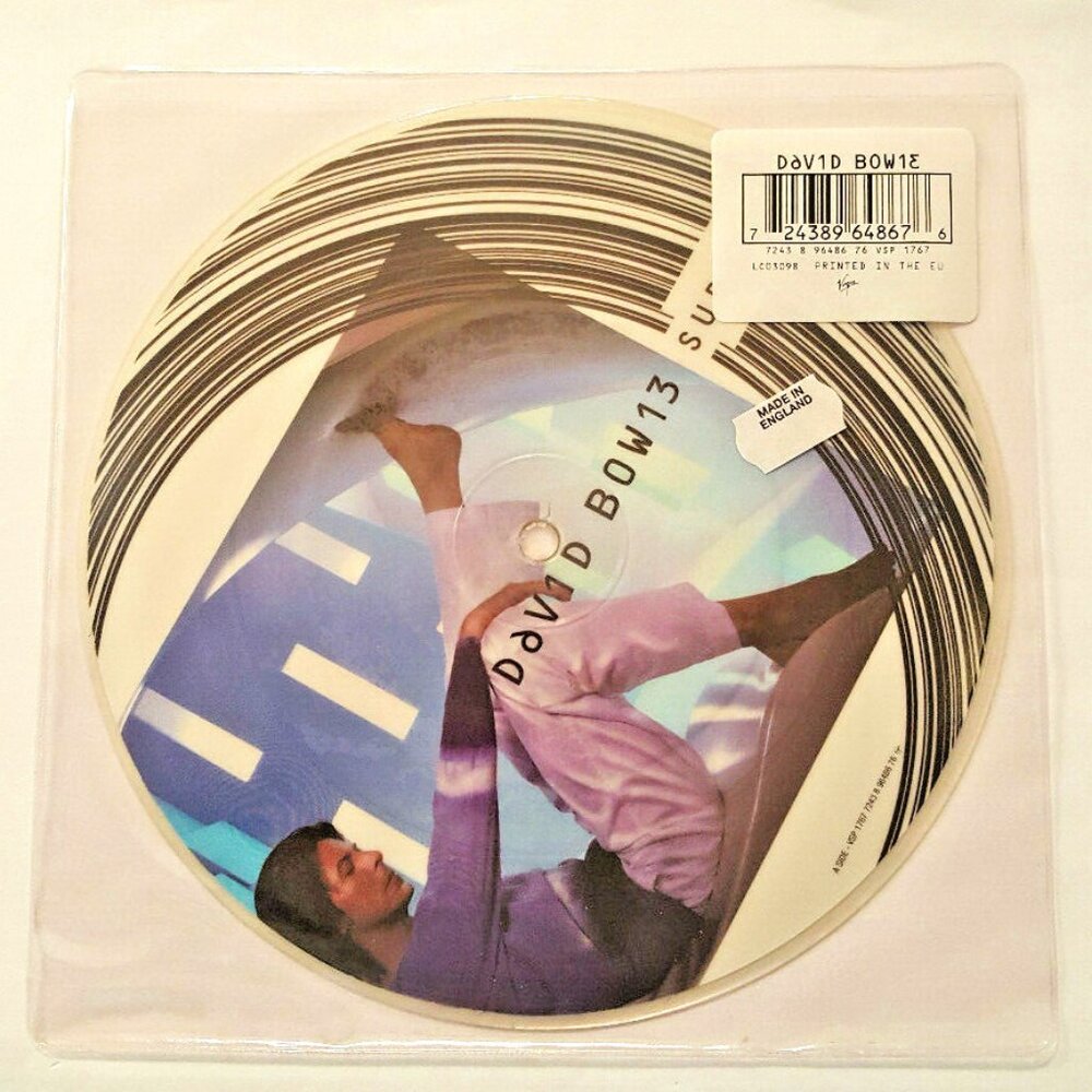 DAVID BOWIE Survive 7" VINYL UK  PICTURE DISC Virgin  VSP 1767 RARE 2000 NEW